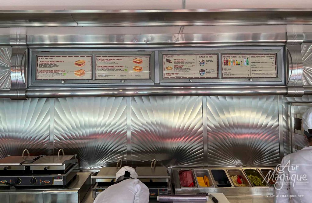 The Open Kitchen of the Super Diner in Avengers Campus, Walt Disney Studios Park Paris. 