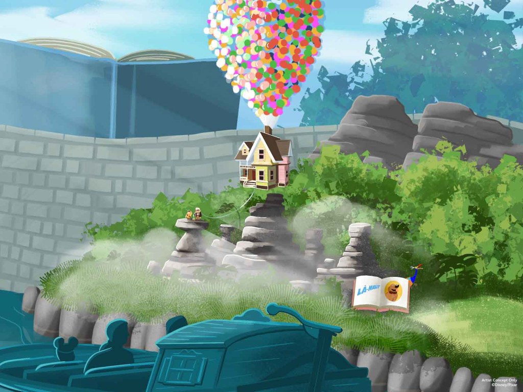 New Scene from “Up” Coming to Le Pays des Contes de Fées Attraction | Disneyland Paris